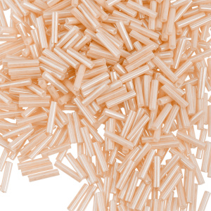 Бисер MIYUKI Slender Bugle 6 мм – Beige Ceylon (#593), 10 г