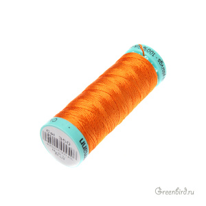 Шелковая нить Gutermann R753, 30м, оранжевый (#350)