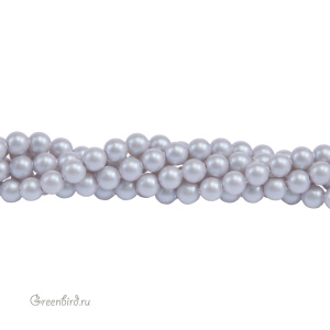 Swarovski 5810 Жемчуг 4 мм, иризирующий голубино-серый (#954), уп. 50 шт.