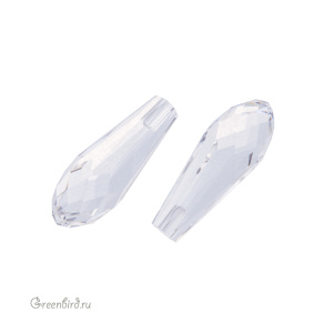 6530 подвеска Pure Drop для вклеивания 20mm – Crystal (#001)