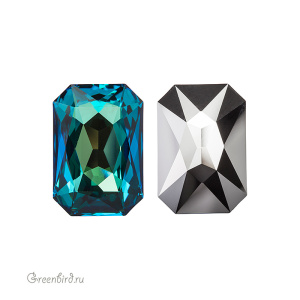 Swarovski 4627 Тонкий Октагон 27x18,5 мм, бермуда синий (#001BB), 1 шт.