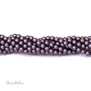 Swarovski 5810 Жемчуг 5 мм, иризирующий красный (#947), уп. 20 шт.