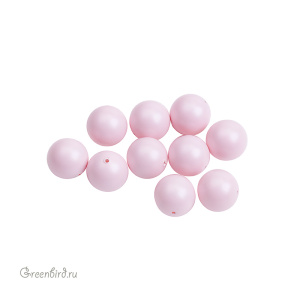 Swarovski 5810 Жемчуг 10 мм, пастельно-розовый (#944), уп. 10 шт.