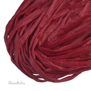 Рафия, 5 мм, темно-красный Matte (#4305)
