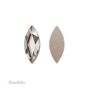 Swarovski 2201 Клеевые стразы Маркиз 14х6 мм, серебристый оттенок (#001SSHA), 1 шт.