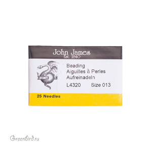 Иглы John James №13 (уп. 25 шт)