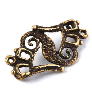 "Архаика", коннектор, ант. латунь, 1 шт. (#Л1018)