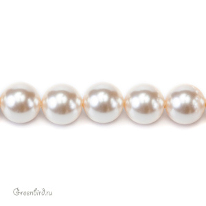 Swarovski 5811 Жемчуг с расширенным отверстием 14 мм, кремово-розовый (#621), 1 шт.