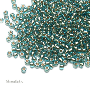 Бисер TOHO Round 6/0 внутренняя позолота (#990), 10 г