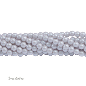 Swarovski 5810 Жемчуг 3 мм, иризирующий голубино-серый (#954), уп. 50 шт.
