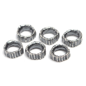 "Шелест листвы", коннектор, ант. серебро, 1 шт. (#С3135)