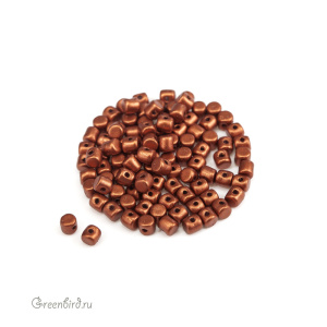 Minos® par Puca® 2,5x3 мм, Bronze Red Matte, 5 гр (#00030/01750)