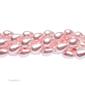 Swarovski 5821 Жемчуг капля 11x8 мм, розалин (#294), 1 шт.