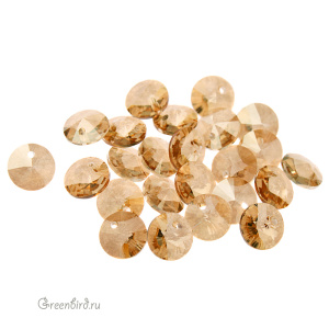 6428 подвеска Mini Disk Pendant 6mm – Golden Shadow (#001GSHA)