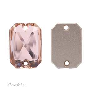 Swarovski пришивные 3252 Октагон 20х14 мм, винтажный розовый (#319), 1 шт.