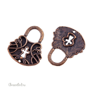 "Время рыцарей", подвеска, ант. бронза, 1 шт. (#1325)