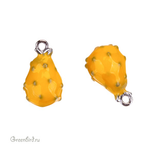 Подвеска "Кивано", родий, 1 шт. (#SVA-BASE-004R)