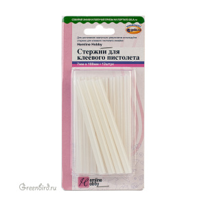 Стержни для клеевого пистолета 7 мм Hemline, 10 см, 12 шт.