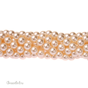 Swarovski 5810 Жемчуг 5 мм, кремовый (#620), уп. 20 шт.