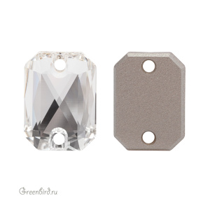 Swarovski пришивные 3252 Октагон 14х10 мм, прозрачный (#001), 1 шт.