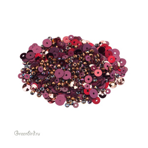 Микс ронделей и пайеток, 4,5 гр (#MIX10)