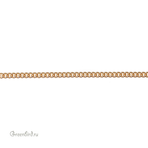 Цепочка 3,7 мм, золото, 30 см (#Chain-61G)