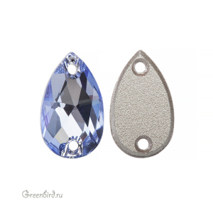 Swarovski пришивные 3230 Капля 12х7 мм, светлый сапфир (#211), 1 шт.