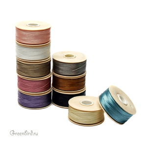 Набор ниток NYMO №1 размер D (светлый)