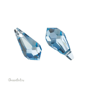 6000 подвеска Classic Drop 11x5,5mm – Aquamarine (#202)