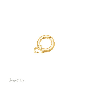 Бейл-замочек "Кольцо", золото, 1 шт. (#SV1701-B30G)