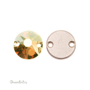 Swarovski пришивные 3288 Шатон 8 мм, солнечный металлик (#001METSH), 1 шт.