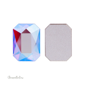 Swarovski 2602 Клеевые стразы Октагон 8х5,5 мм, алый с мерцанием (#276SHIM), 1 шт.