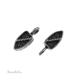 "Время рыцарей", подвеска, ант. серебро, 1 шт. (#С1317)