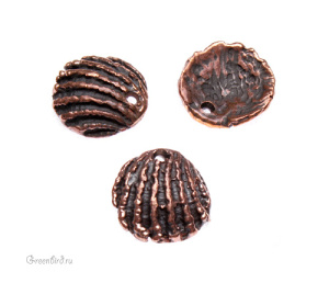 "Море", подвеска, ант. бронза, 1 шт. (#0617)