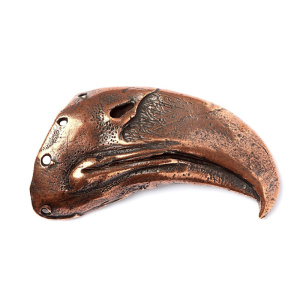 "Птаха", центральный элемент, ант. бронза, 1 шт. (#3922)