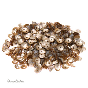 Пайетки LM Paris 4мм чаша, Or B2 Mat (#LM30)