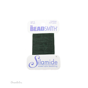 Нитки Silamide картон темно-зеленый (#CSL0044)