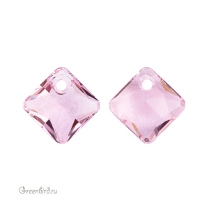 6431 подвеска Princess Cut 9 mm – Light Rose (#223)