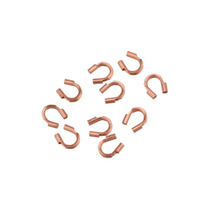 Упаковка 144 шт.: протектор для тросика, медь (#WG01CP)