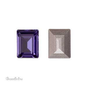 Swarovski 4527 Прямоугольник 8x6 мм, танзанит (#539), 1 шт.