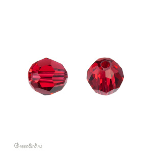 Swarovski 5000 Бусина круглая 5 мм, алый (#276), 1 шт.