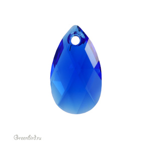 6106 подвеска Pear Shaped 16mm – Majestic Blue (#296)