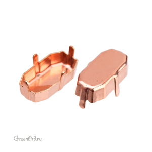 4595 Оправа без отверстий для Elongated Imperial FS 16х8 мм, томпак