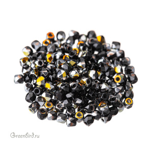 Fire Polish True 2 мм, Jet Marea (#23980/28001)