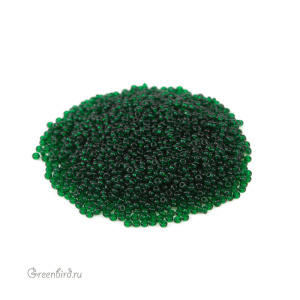Бисер чешский круглый Preciosa Round 15/0, Christmas Green (#50060), 5 г
