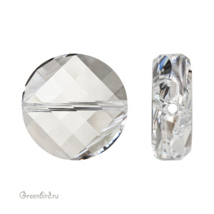 Swarovski 5621 Бусина Твист 18 мм, прозрачный (#001), 1 шт.