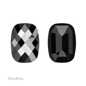 Swarovski 4565 Классический багет 14x10 мм, черный гематит (#280HEM), 1 шт.