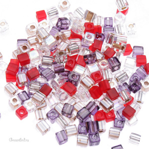 Бисер MIYUKI Cube 3 мм (#MIX05), 10 г