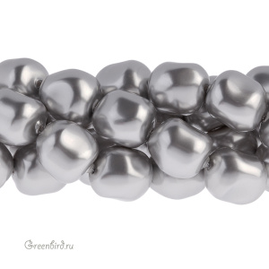 Swarovski 5840 Жемчуг барочный 12 мм, светло-серый (#616), 1 шт.