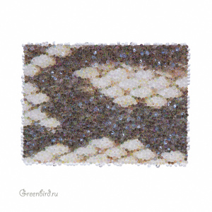 Swarovski 623482 Кристальная ткань Motif 40х30 мм, FP23867 (#022/001M500), 1 шт.